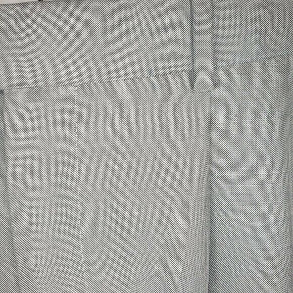 Perry Ellis Mens Size 34 Gray  Solid Dress Pants - Picture 3 of 9